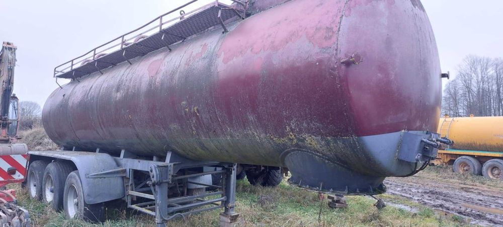 Cysterna, beczka asenizacyjna, beczkowóz, naczepa 24m3