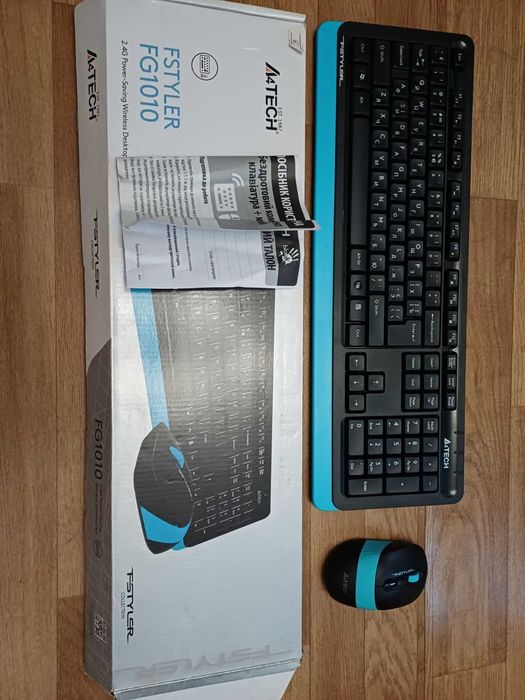 Комплект бездротовий A4Tech FG1010 Blue 4711421943444