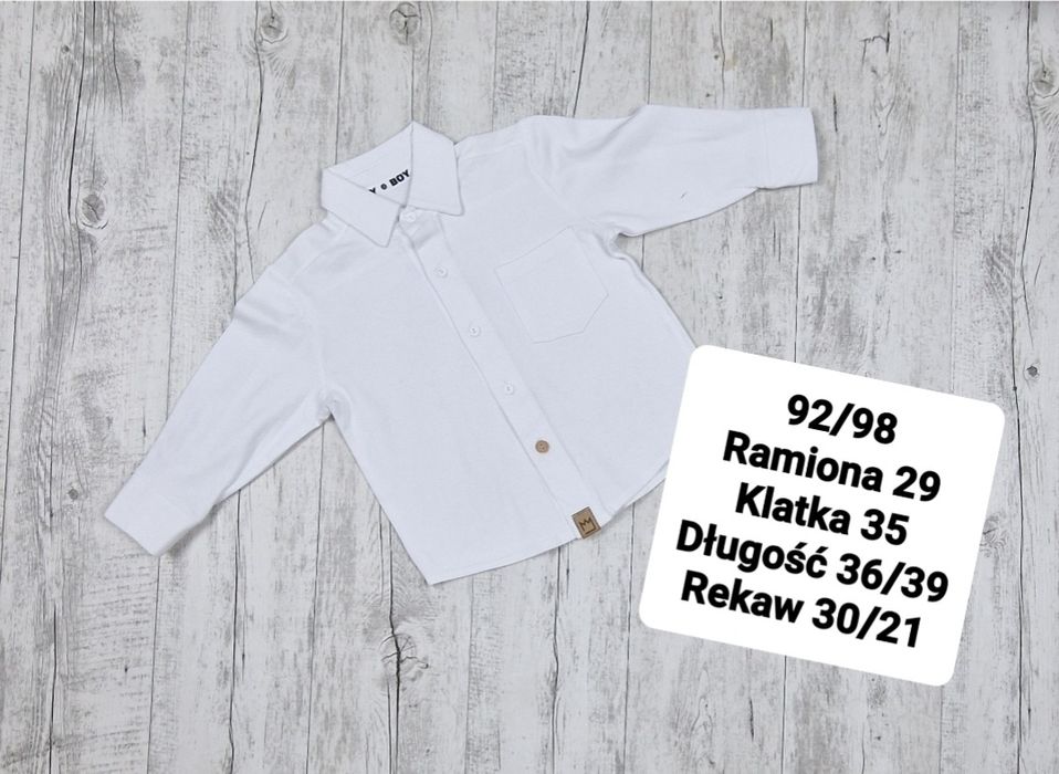 Garnitur chłopięcy bawełniany Marynarka i spodnie joggery  92/98