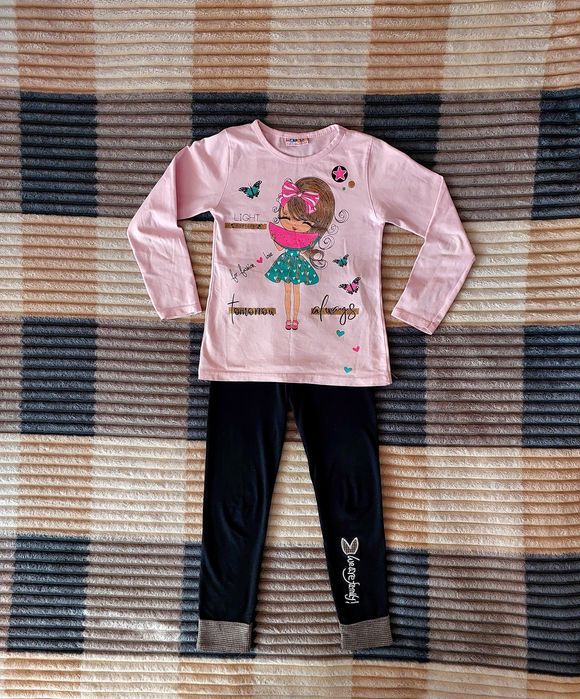 Набір кофта і лосини для дівчинки 122- 128 см