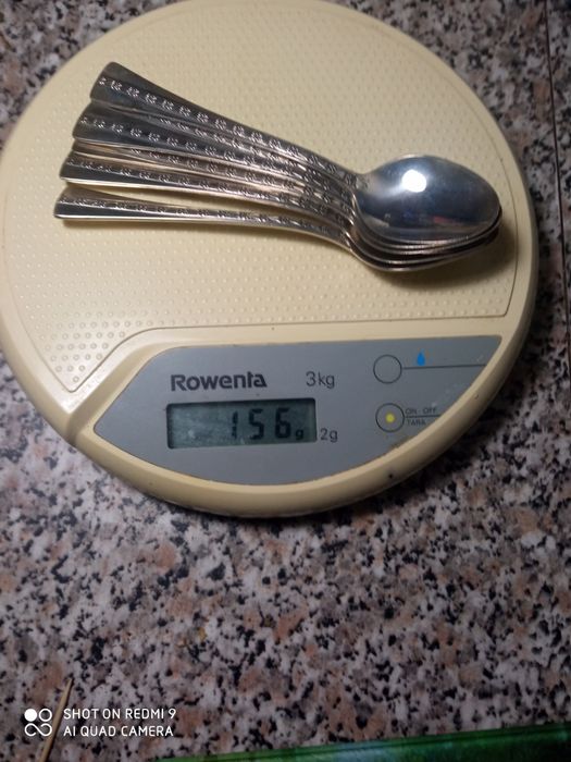 Новый набор серебрянных чайных ложек