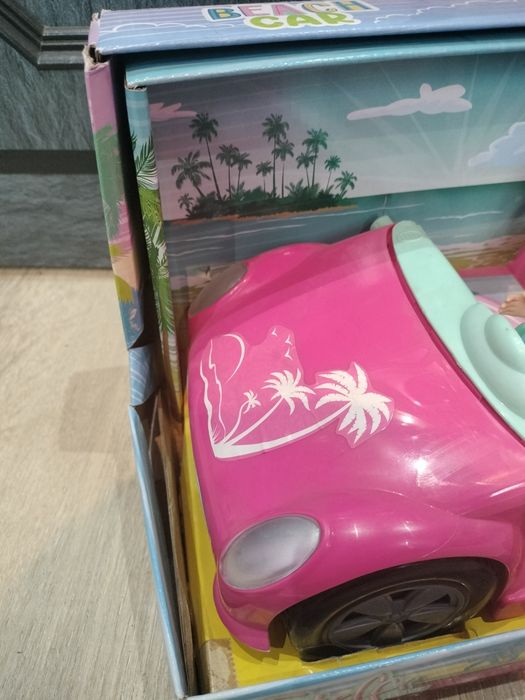 Lalka Steffi beach car