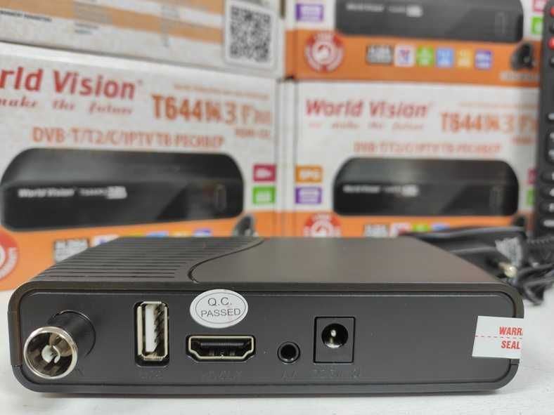 ‼️НОВА‼️Приставка Т2 ресивер тюнер World Vision T624M3 гарантія 12 міс