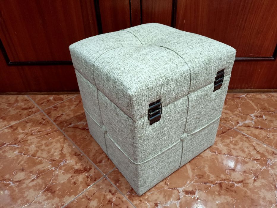 Puff baú banco cadeira casa quarto apartamento vivenda escritório gabinete
