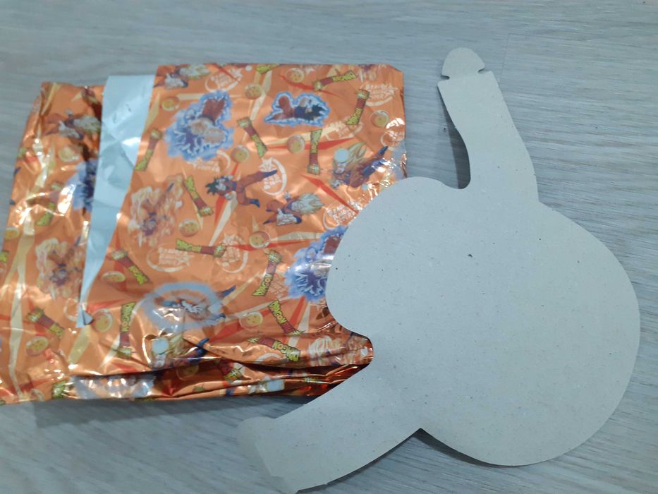 Cartão + Papel Embrulho Dragon Ball Hacendado Mercadona