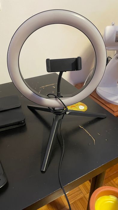Ring light com suporte