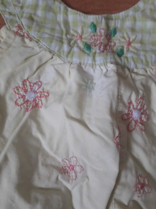 rampers w kwiatuszki 74