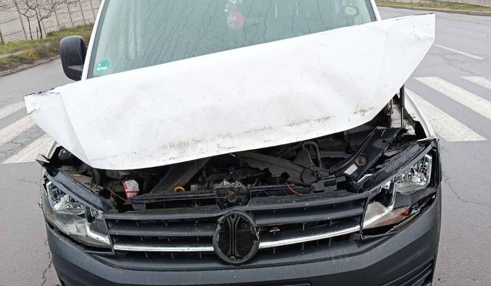 VW Caddy 2.0 дизель, ДТП