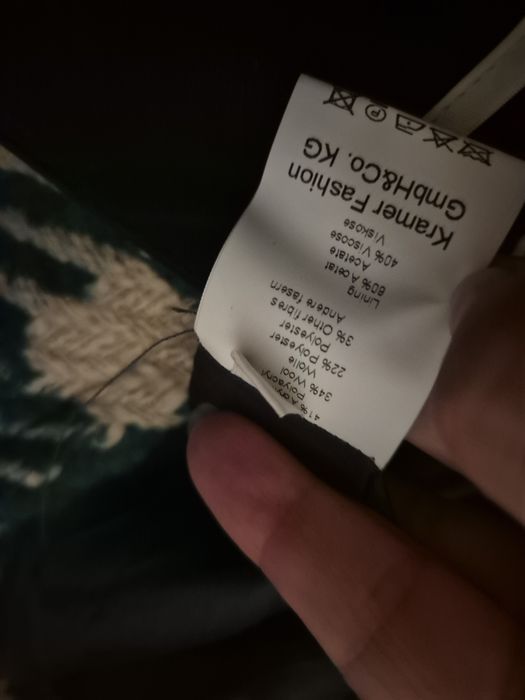 Płaszcz Emporio Armani męski elegancki rozmiar L -XL