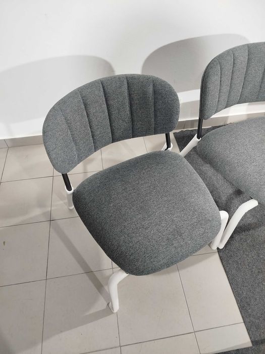 4 Cadeiras Lounge FelizJolien Lounge Chair Cinzenta Preta Nova