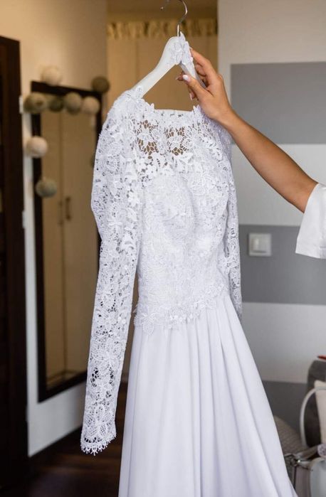 Suknia ślubna styl boho/rustykalny
