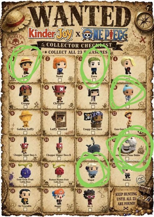 Kinder joy one piece