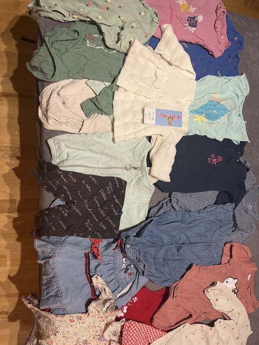Mega paka ubranek dla dziewczynki r 68-74
