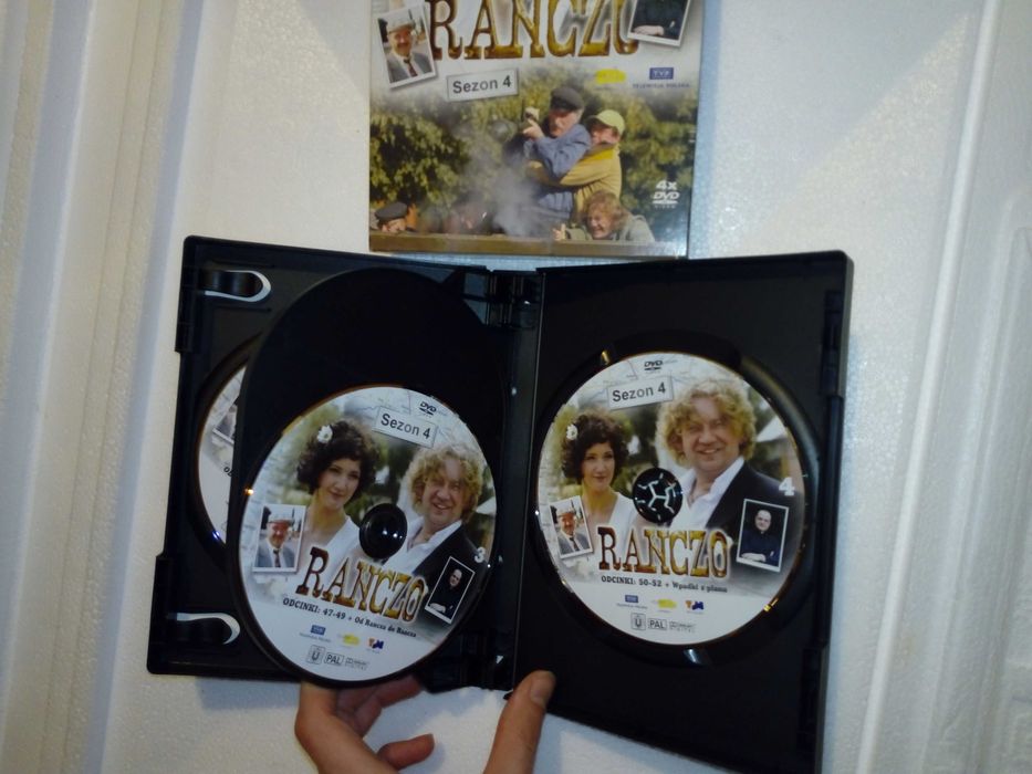 Ranczo sezon 4, płyty dvd, twarda oprawa, biały front Kraków