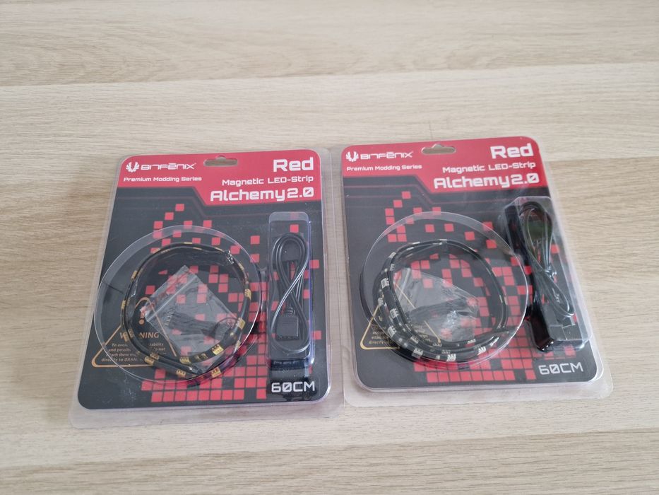 Fitas LED vermelho Bitfenix