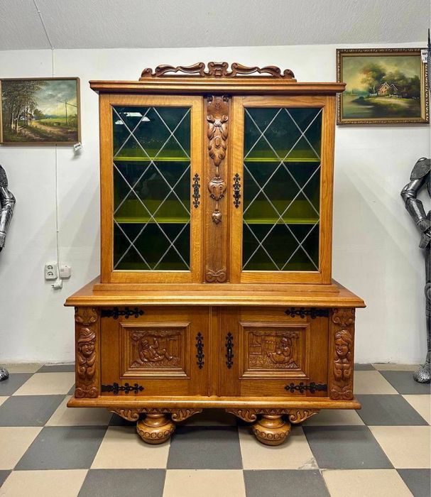 Вітрина сервант дерево витрина 3989