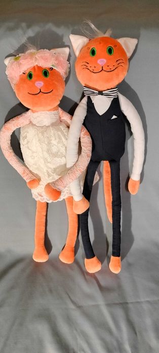 Подарок . Он и она .Стилизованная пара .  Кот и Кошка .