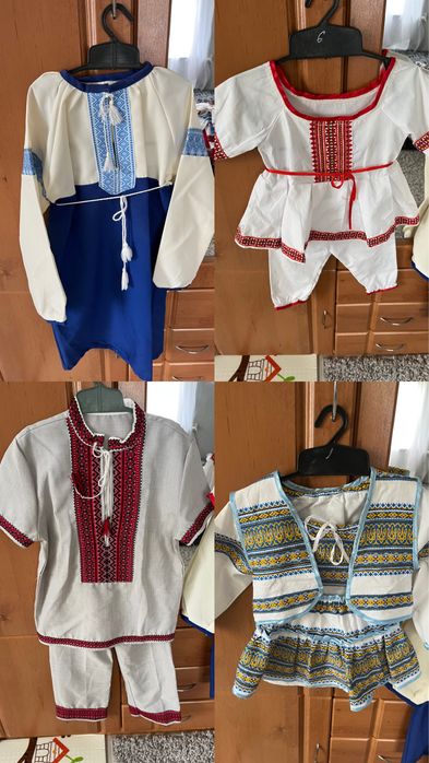 Вишиванки, вишиті костюми на дівчинку та хлопчика .Супер ціна . Майже все в одному екземплярі .