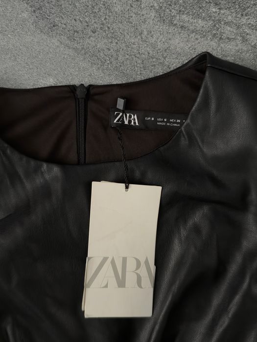 Шкіряне плаття Zara