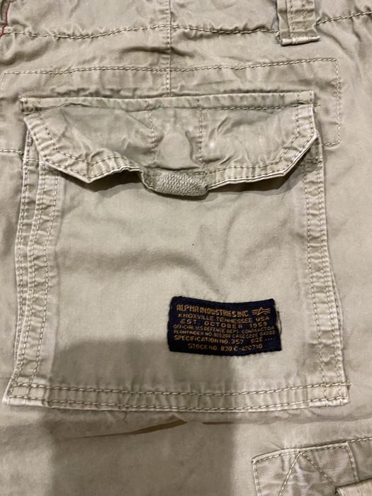 Мужские шорты милитари карго Alpha Industries