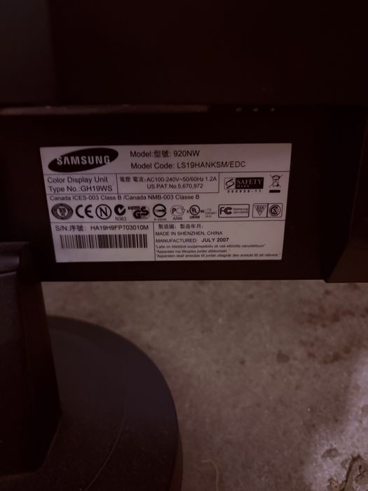 Monitor samsung