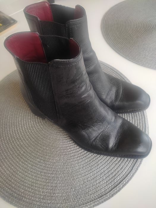 Botki Zara 40 skóra