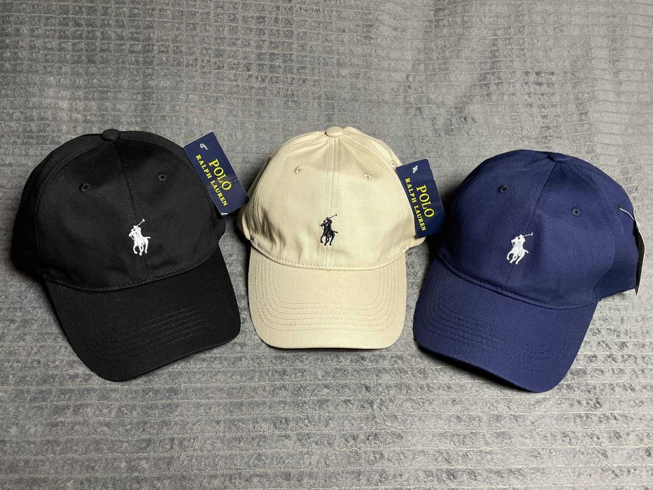 Кепка Polo Ralph Lauren I Кепка поло | Чорна | Бежева І Синя І Бейсболка поло