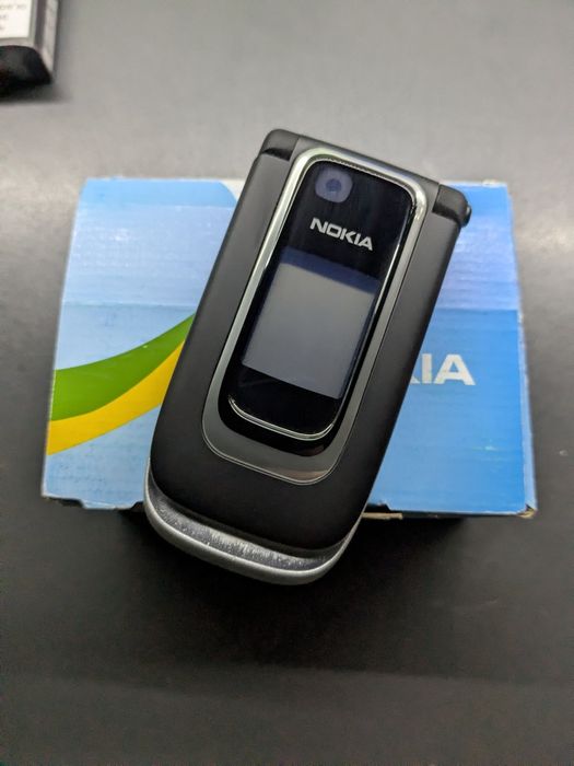 スマイル Мобильный телефон Nokia 6131 black раскладушка кнопочная – фото