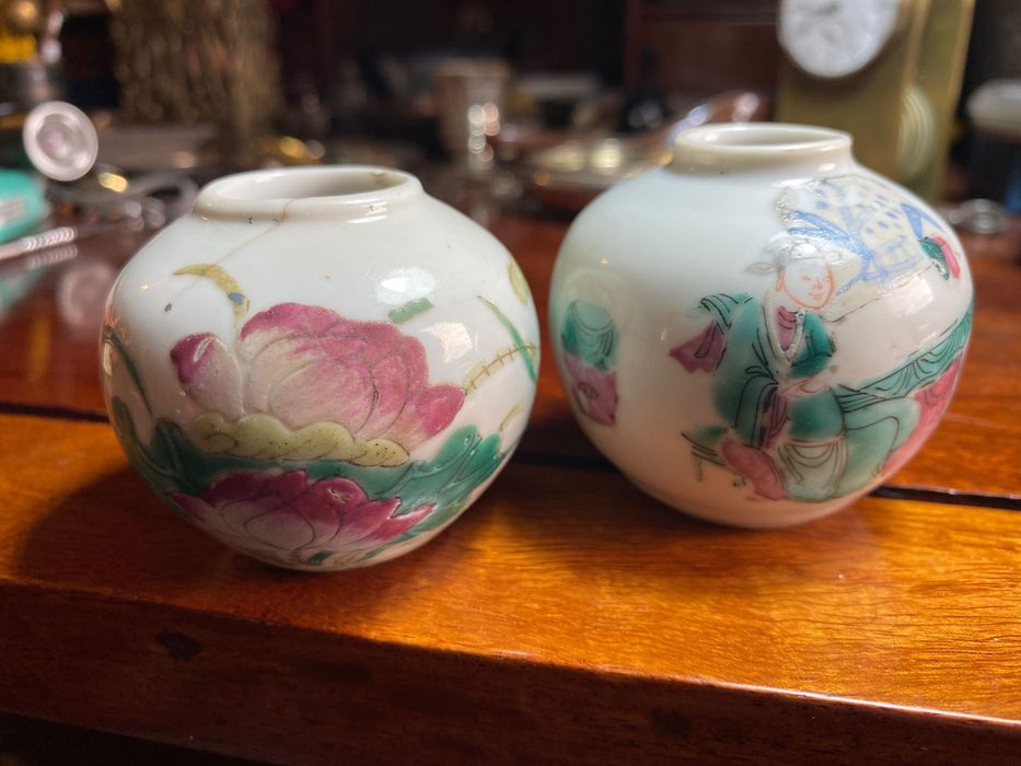 Pote especiarias Bojan Porcelana Chinesa Séc XVIII 5 cm