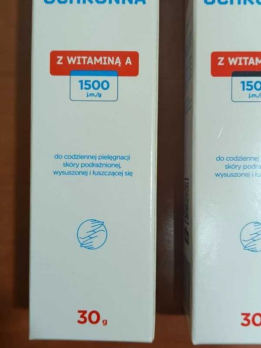 Maść ochronna z witaminą A zestaw 2 szt skóra przesuszona podrażniona