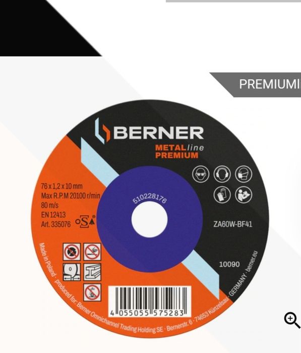 Discos de corte berner