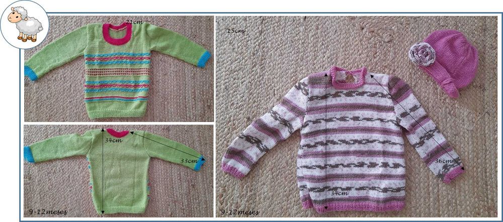 6-12M Menina Outono/ Inverno - vários artigos