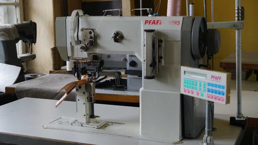 Pfaff 1293 Słupowa Rolka Automat  Silnik 230V