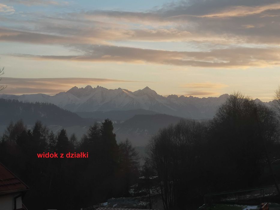 SZLEMBARK Działka budowlana bezpośrednio , widok na Tatry, 1000m2