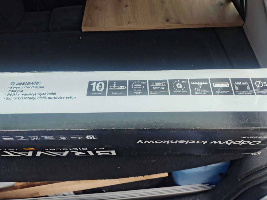 Odpływ liniowy Bravat niemiecki 65 cm 2 w 1 okazja