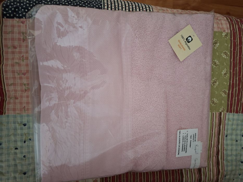Toalhas de banho rosa