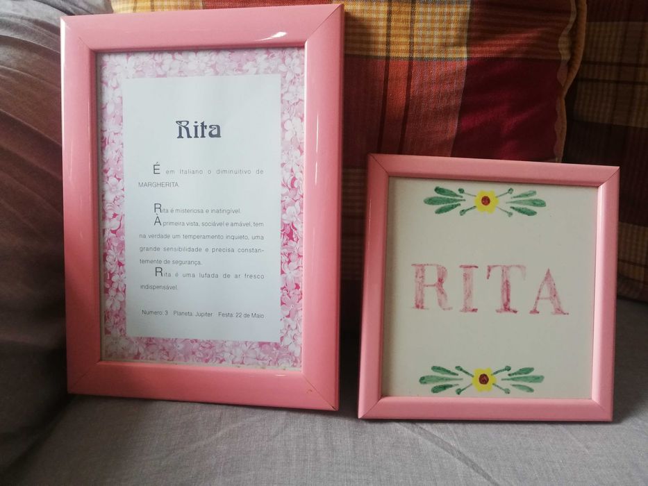 Quadros com nome RITA