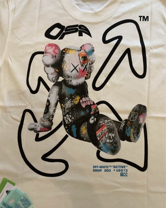 T-shirt branca OFF-WHITE