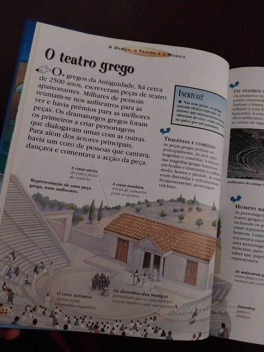 O Maravilhoso Mundo do Conhecimento, A Dança, o Teatro e a Música (livro didático), Disney