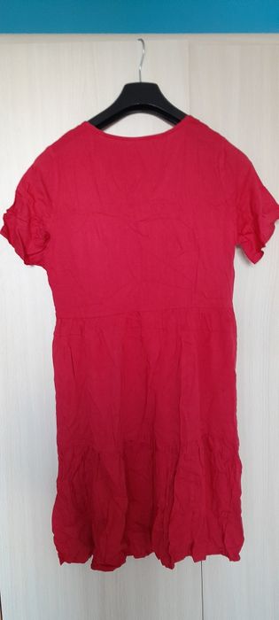 Sukienka malinowa 34/36 Nowa z USA