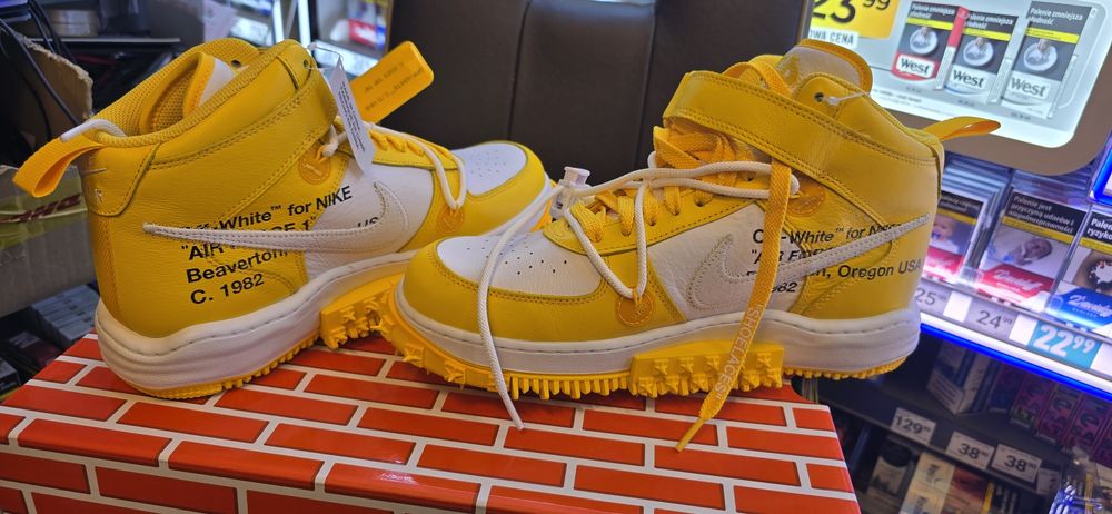 Nike Air Force 1 Mid SP Off-White Varsity Maize