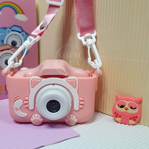 Детский фотоаппарат Котики фото, видео, рамки