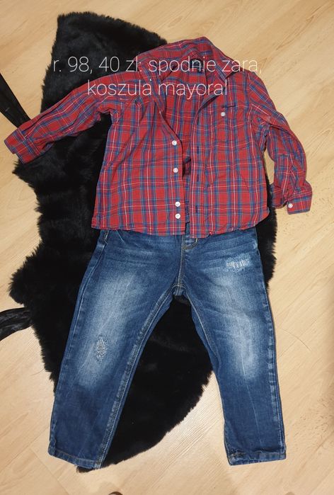 Koszula mayoral spodnie zara r. 98