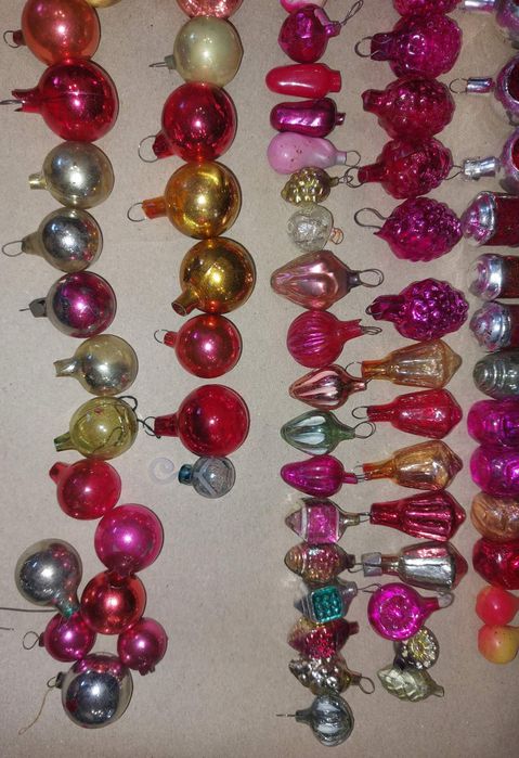 Игрушки ёлочные мини.