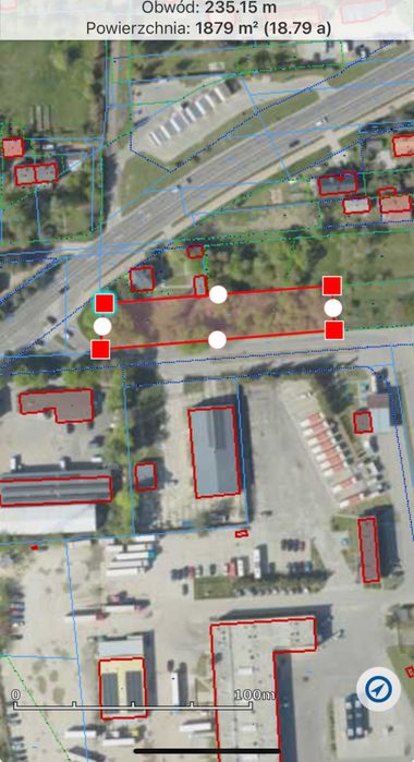 Działka budowlana jednorodzinna z usługami ul. Lipowa Zamość MZK - Widok 3