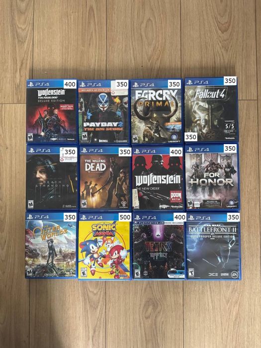 Диски для playstation 4/5 . PS4. Far cry, sonic, fallout 4