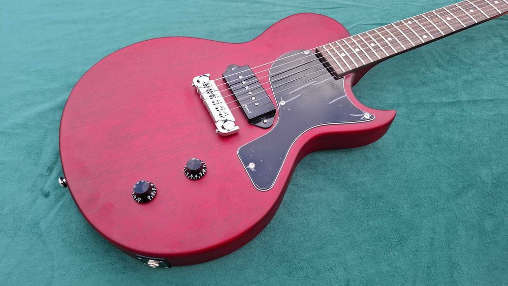 Gitara Elektryczna - Harley Benton Les Paul SC-Jr Faded Cherry Red