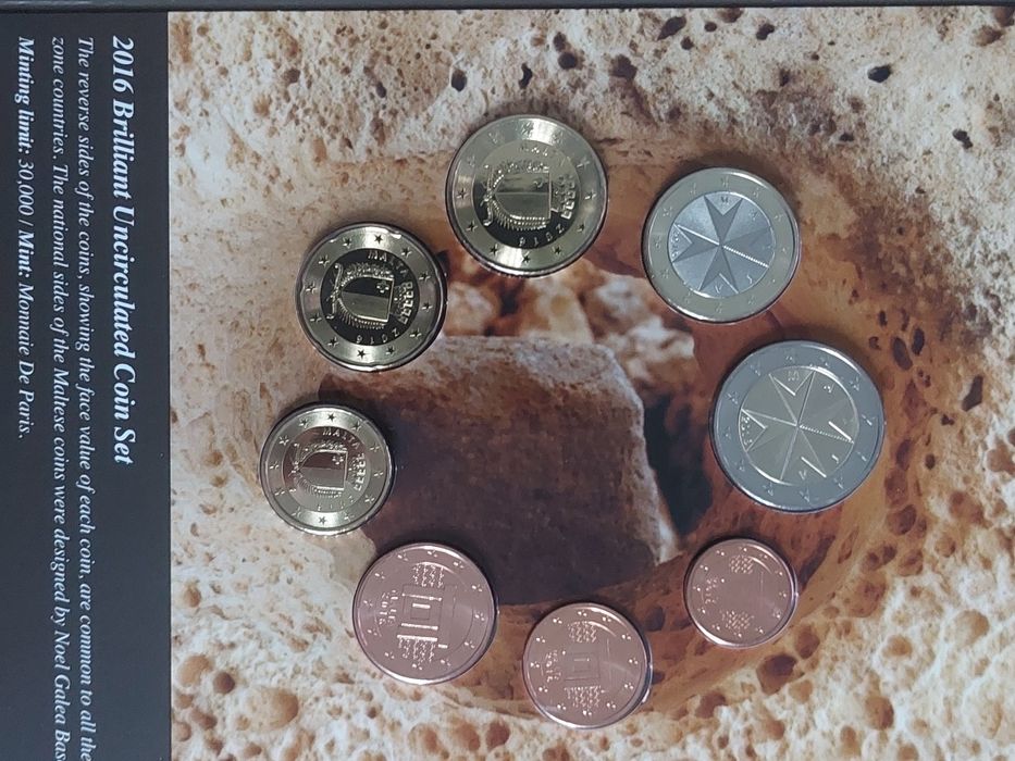 Moedas 2016 Malta Set