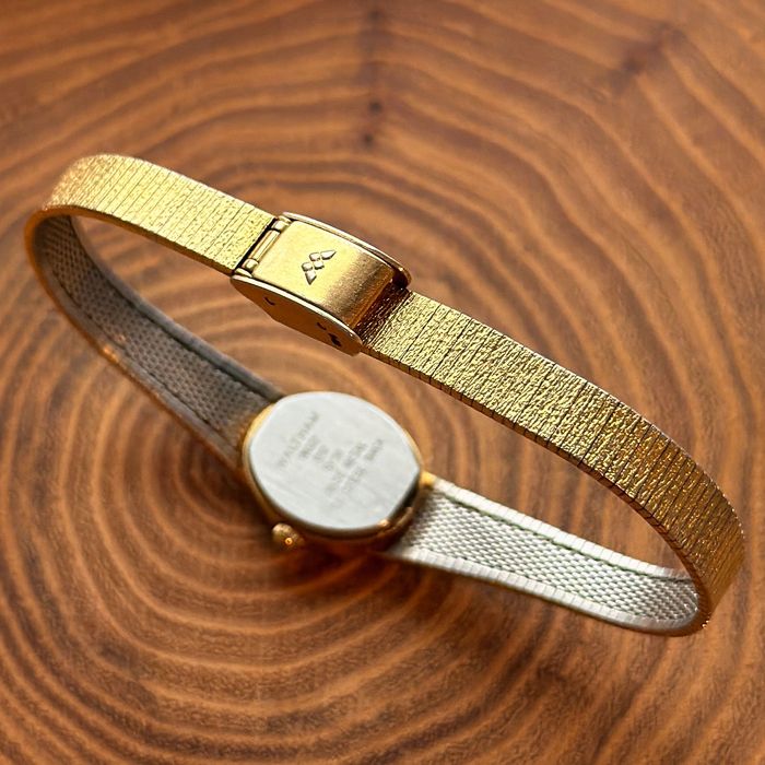1980s, „Waltham Diamont”. Vintage’owy damski zegarek. USA–Japan made