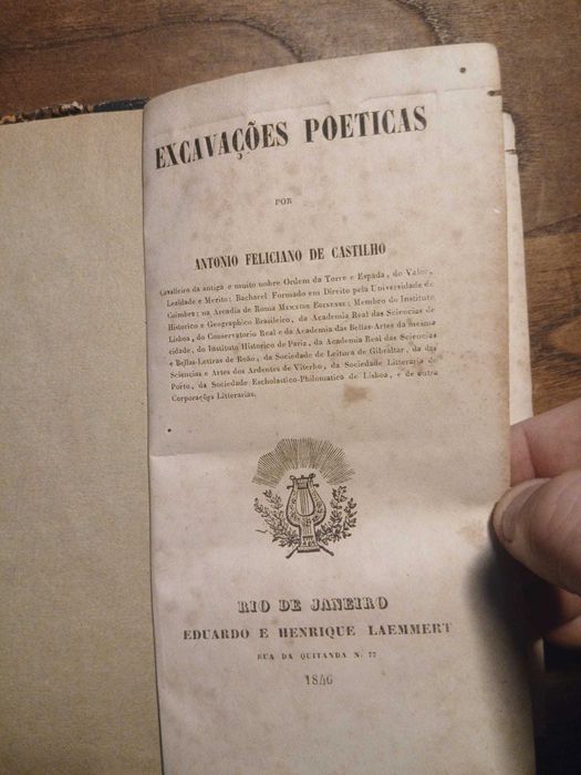 Feliciano de Castilho, Excavações Poéticas
